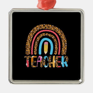 Teacher Rainbow Julgransprydnad Metall