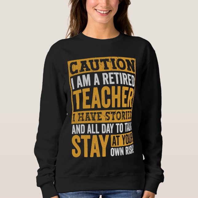 Teacher Retirement Apparel Retired Teacher for Men T Shirt (Framsida)