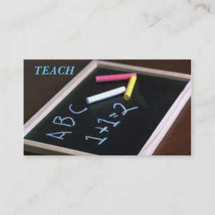 TEACHER:S AFFÄRSKORT VISITKORT