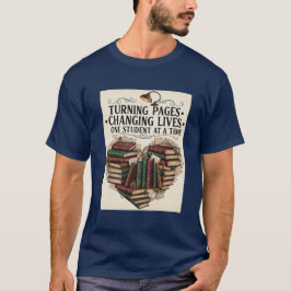 Teacher Shirt | Turning Pages Changing Lives Book  T
