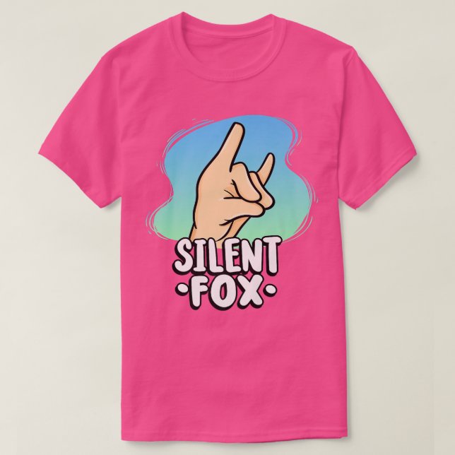 Teacher Silent Fo For Quiet Student In Class Premi T Shirt (Design framsida)