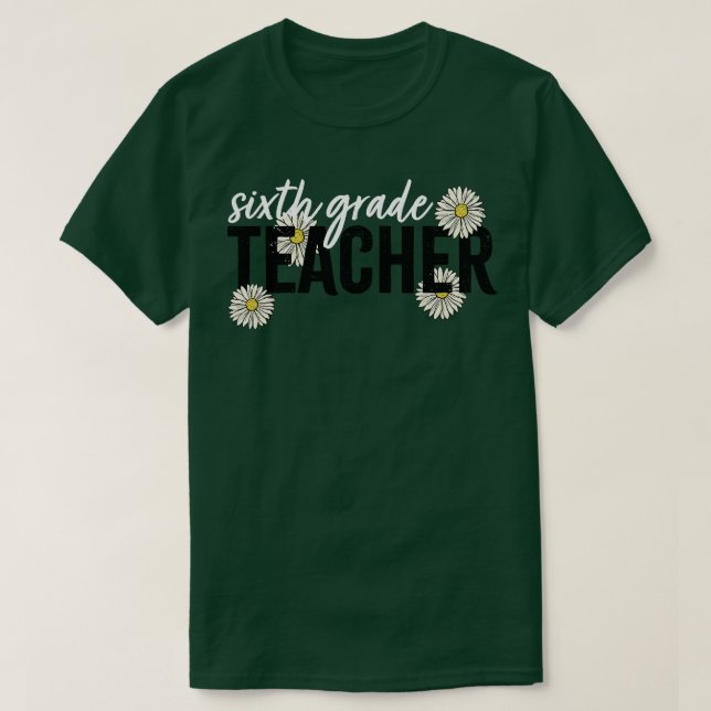 TEACHER SJÄTTE KLASS T SHIRT (Design framsida)