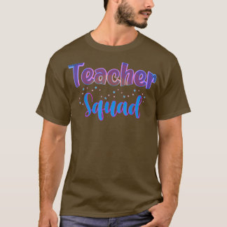 Teacher Squad Matching Friends Match Kinder Crew T Shirt