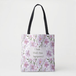 Teacher Superpower Floral – Inspirational Gift Tygkasse