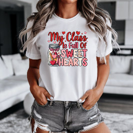 Teacher Sweet Heart Valentine's T-shirt