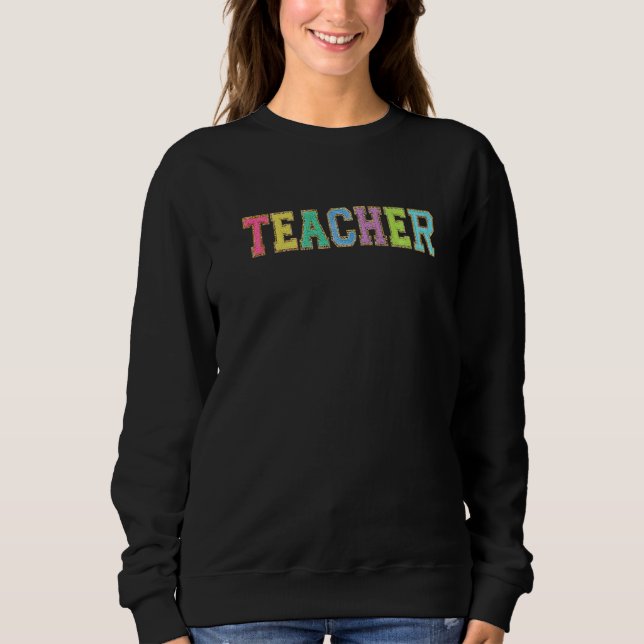 Teacher  Teacher Back to School First Day Of Schoo T Shirt (Framsida)