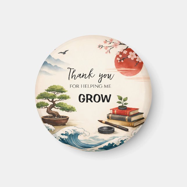 Teacher Thank You Gift | End of School Year Magnet (Framsidan)