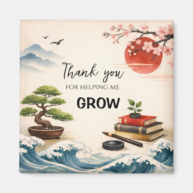 Teacher Thank You Gift | End of School Year Magnet (Framsidan)
