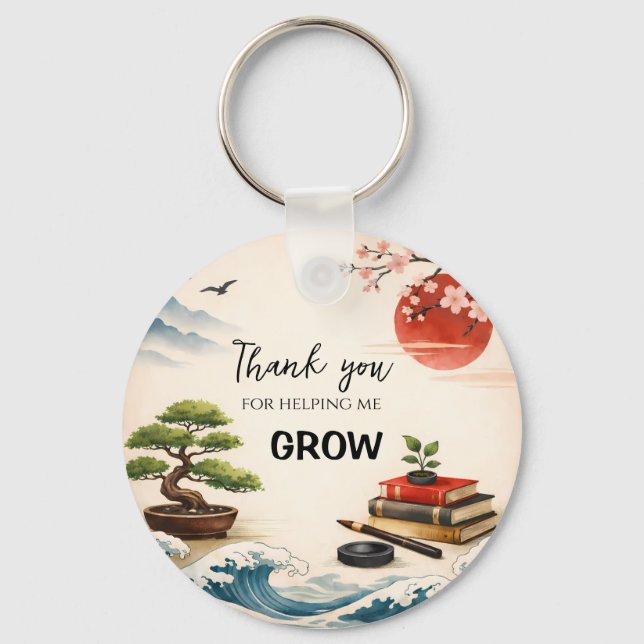 Teacher Thank You Gift | End of School Year Nyckelring (Framsida)
