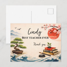 Teacher Thank You Gift | End of School Year Vykort