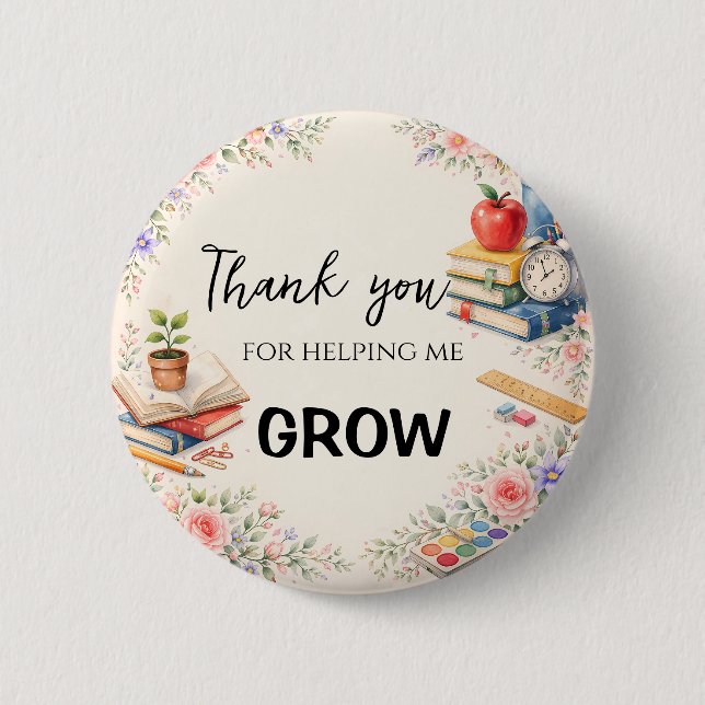 Teacher Thank You Gifts | End of School Year Knapp (Framsida)