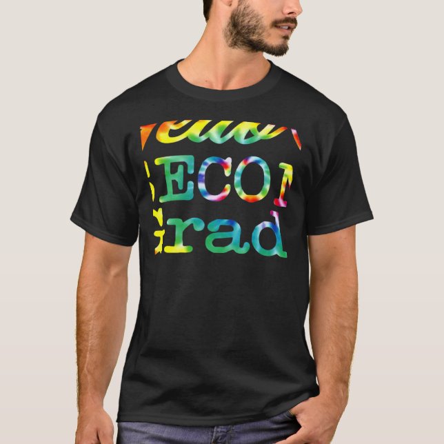 Teacher Tie Dye Hello Second Grade 2nd Grade Schoo T Shirt (Framsida)