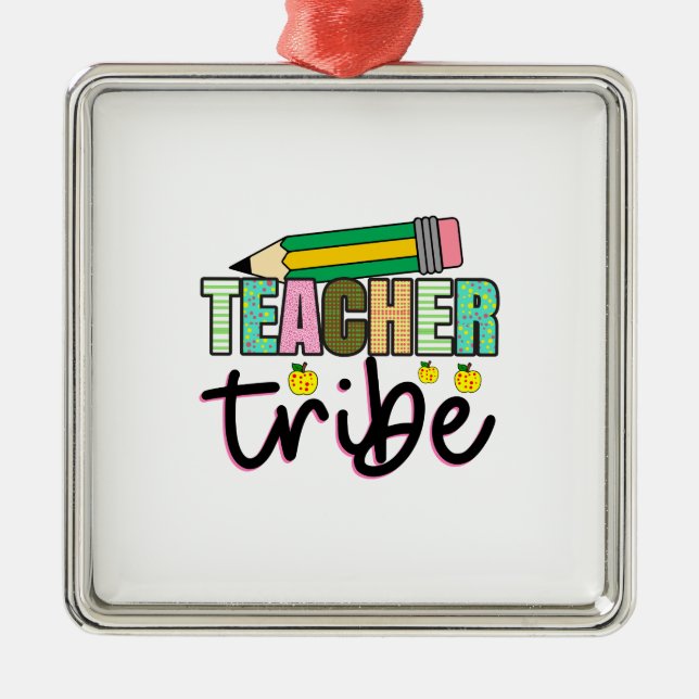 Teacher Tribe Julgransprydnad Metall (Framsidan)