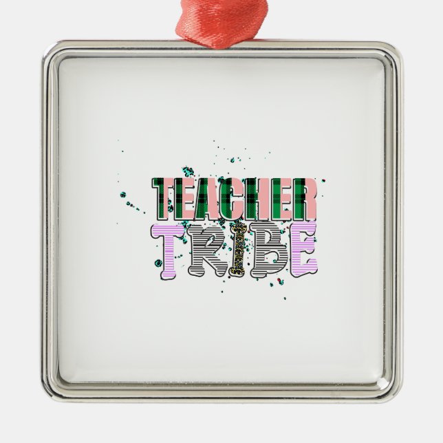 Teacher Tribe Julgransprydnad Metall (Framsidan)