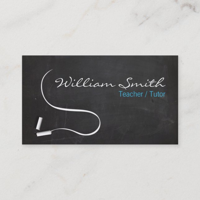 Teacher / Tutor Business card Visitkort (Framsida)