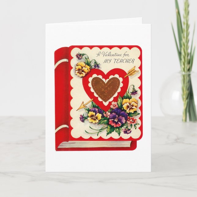 Teacher Valentine Bok Helgkort (Framsida)