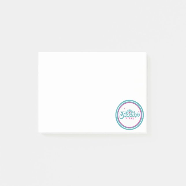 Teacher Vibes Post-it Block (Framsida)