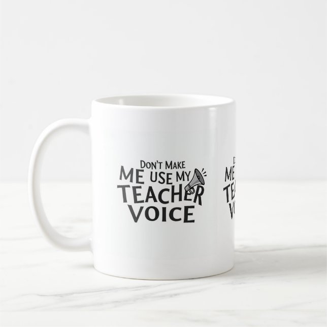 Teacher Voice Mug Kaffemugg (Vänster)