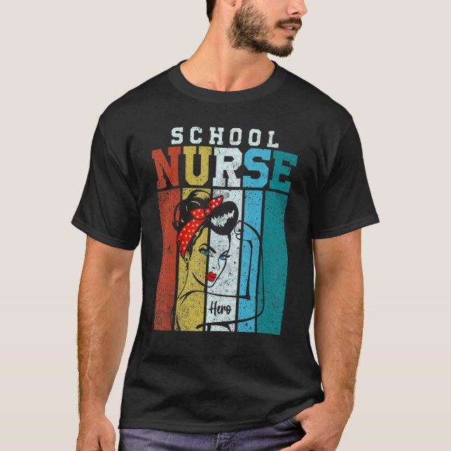 Teachers Back To School Nurse Summer Vacation T Shirt (Framsida)