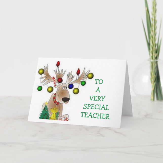 **TEACHERS CHRISTMAS-KORT KORT (Framsida)