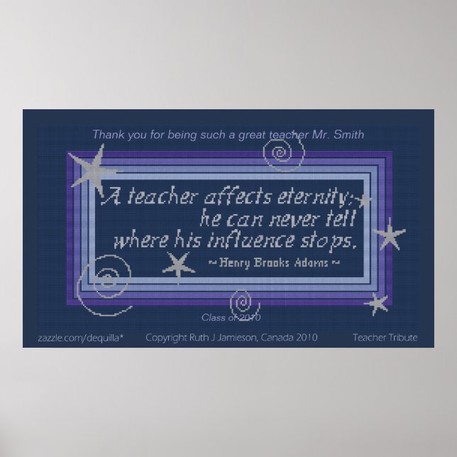 TEACHERS INFLYTANDE POSTER (Framsidan)