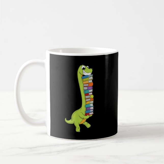 Teachersaurus Dinosaur Tröja för lärare Dino Readi Kaffemugg (Vänster)