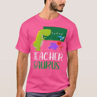 Teachersaurus - Funny Dinosaur Teacher Appreciatio T Shirt