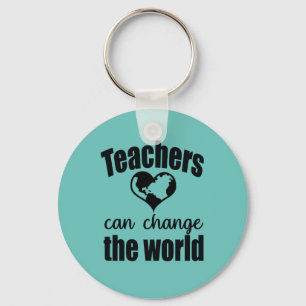 Teaches kan ändra världen Keychain Nyckelring