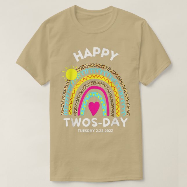 Teaching 2nd Grade On Twosday 22222 22nd February  T Shirt (Design framsida)