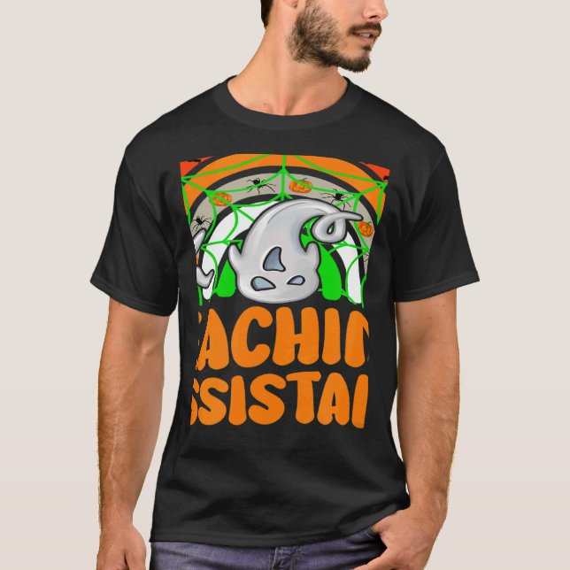 Teaching Assistant Halloween Costumes Teacher Assi T Shirt (Framsida)
