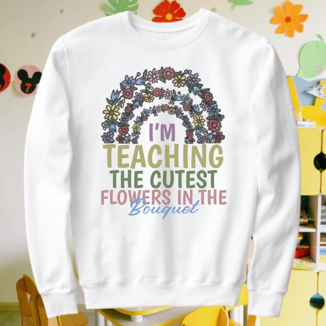 Teaching Boho Blommigt T Shirt (Skapare uppladdad)