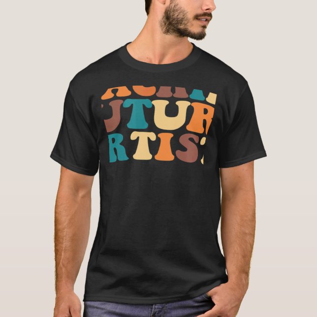 Teaching Future Artists Teachers T Shirt (Framsida)