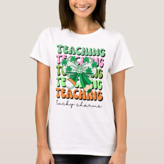 Teaching Lucky Charms Teacher St Patricks T-Shirt. T Shirt