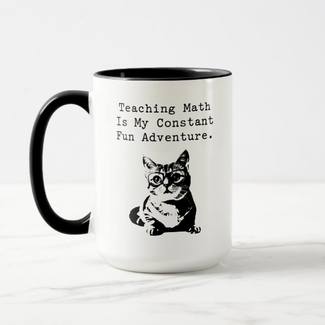 Teaching Math Fun Adventure Educator Life Mugg (Vänster)