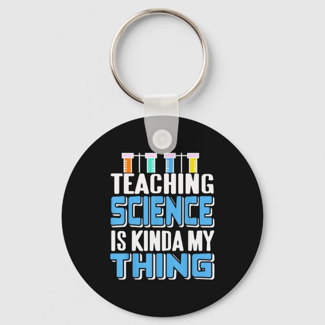 Teaching Science Is Definitely My Favorite Thing  Nyckelring (Framsida)
