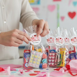 Teaching Sweethearts Custom Teacher Valentine Runt Klistermärke