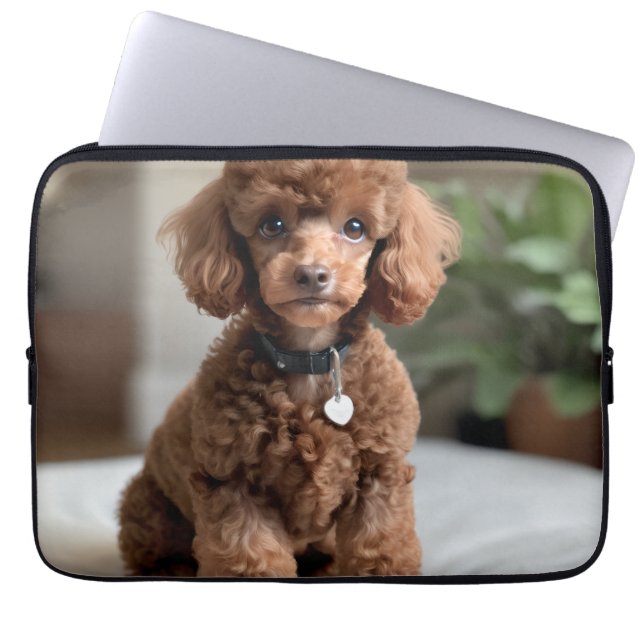 Teacup Poodle 2 Laptop Fodral (Framsidan)
