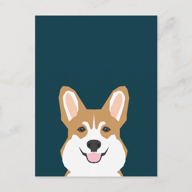 Teagan - Welsh Corgi Vykort (Framsida)