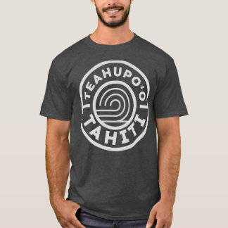 Teahupoo Tahiti Big Wave Surfing Surfa Vågar T Shirt