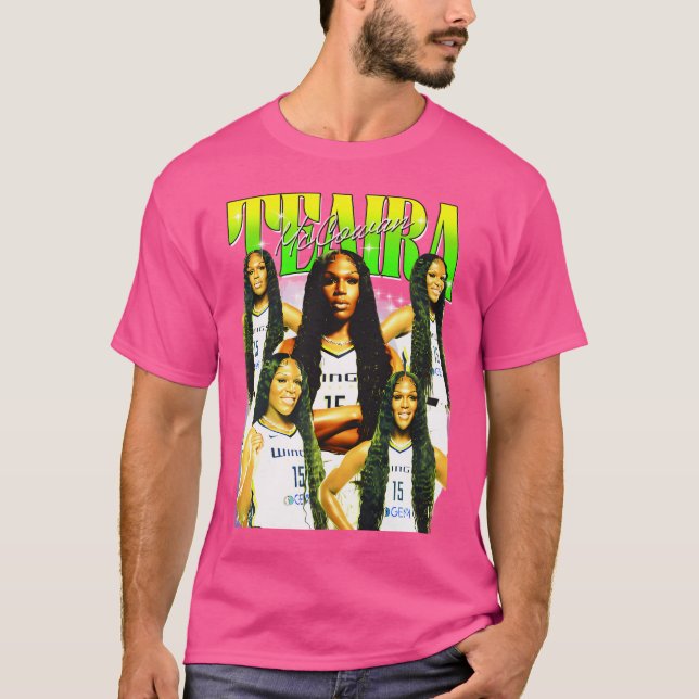 Teaira Mccowan - Dallas Vingar T Shirt (Framsida)
