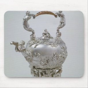 Teakettle och stativ vid C.Kandler, London, 1730 Musmatta