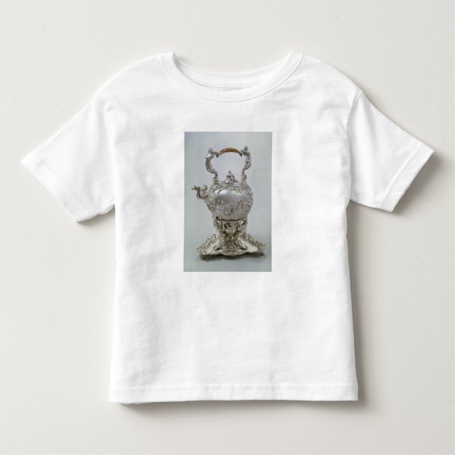 Teakettle och stativ vid C.Kandler, London, 1730 Tee Shirt (Framsida)