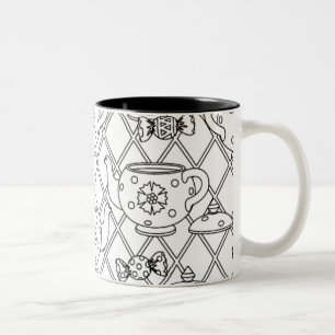 Teakrukaklotter Två-Tonad Mugg
