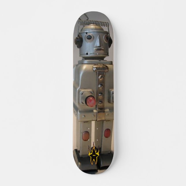Teakrukarobot Skateboard Bräda 20,5 Cm (Framsida)