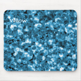 Teal Abstrakt Bubble Mouse Pad Musmatta