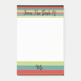 Teal Accented Rand Post-it Block