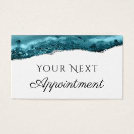 Teal Agate-avtalskort Visitkort