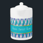 Teal and Amethyst iKat ZigZag mönster<br><div class="desc">Lila och Teal Tribal iKat ZigZag Vi firar 2013 års nya trender för färg i denna roligt lila och teal tribal zigzag mönster - med färger från den nya FÄRG PALETTE 2013 - Vi har lämnat allt bilder som används i detta anpassade - Du kan spela med dem i dina...</div>