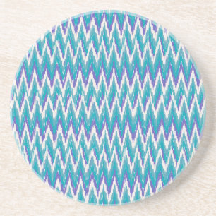 Teal and Amethyst iKat ZigZag mönster Underlägg