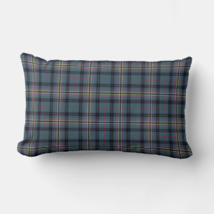 Teal and Black Kennedy Klan Ancient Scottish Play Lumbarkudde